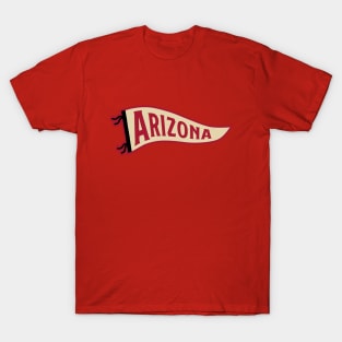 Arizona Pennant - Red T-Shirt